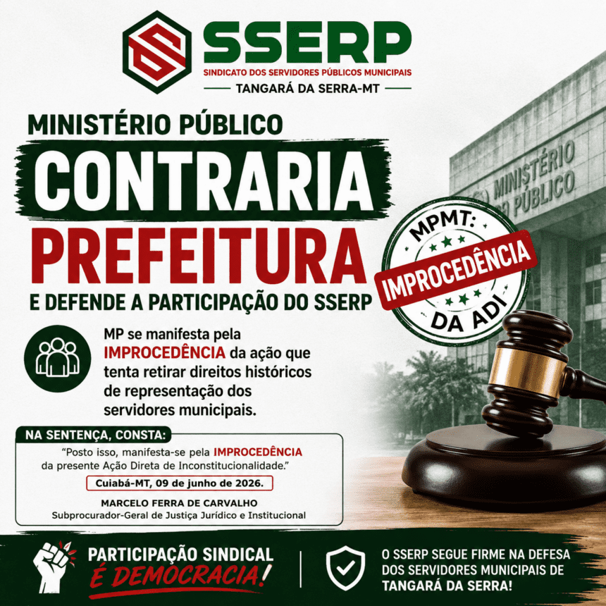 1309FE68-D044-4FAC-B67F-8737C8333191 MINISTÉRIO PÚBLICO DEFENDE LEGALIDADE DA PARTICIPAÇÃO DO SSERP E IMPÕE NOVO REVÉS À TENTATIVA DA PREFEITURA DE SILENCIAR OS SERVIDORES
